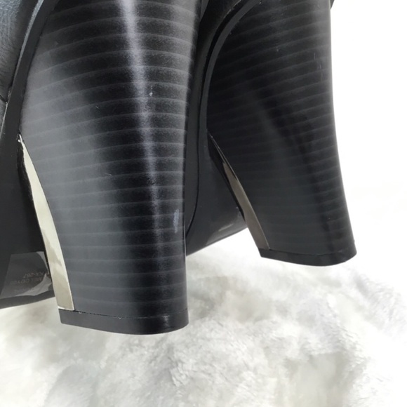 BNWOB BUMPER BLACK ALL VEGAN MOTO BOOT 8 - Picture 6 of 8